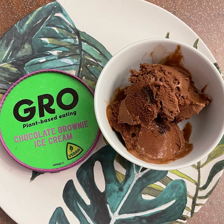 photo of GRO Chocolate brownie ice cream shared by @familywanderful on  26 Nov 2021 - review