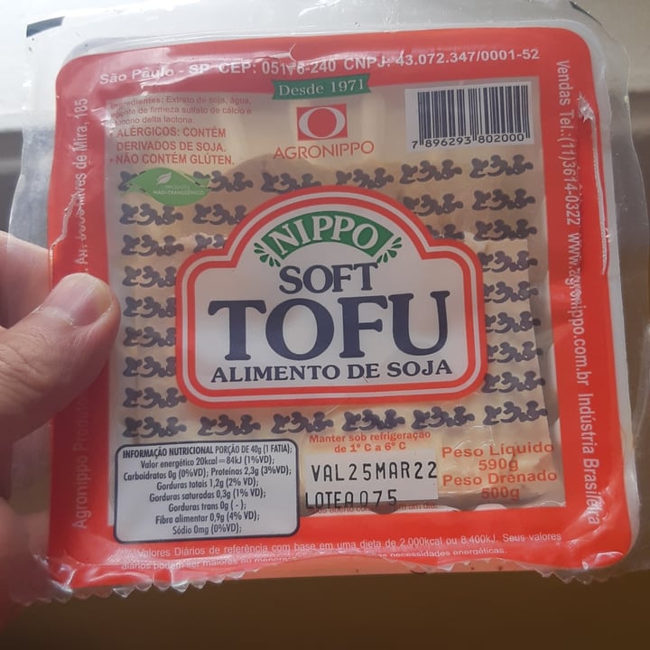 photo of Tofu agronippo Soft Tofu shared by @tondaltro on  23 Mar 2022 - review