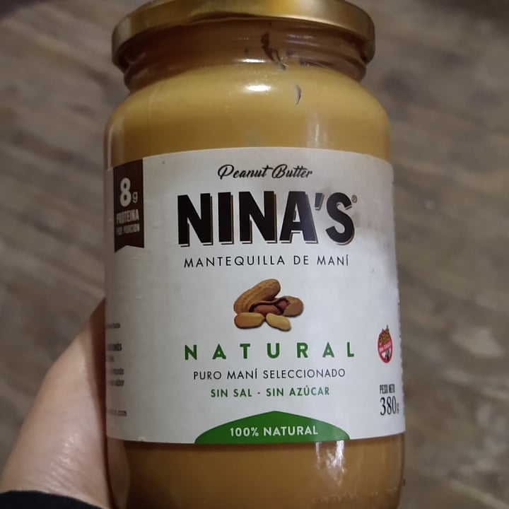 photo of Nina’s Mantequilla de Maní shared by @ericavegana on  10 Apr 2021 - review