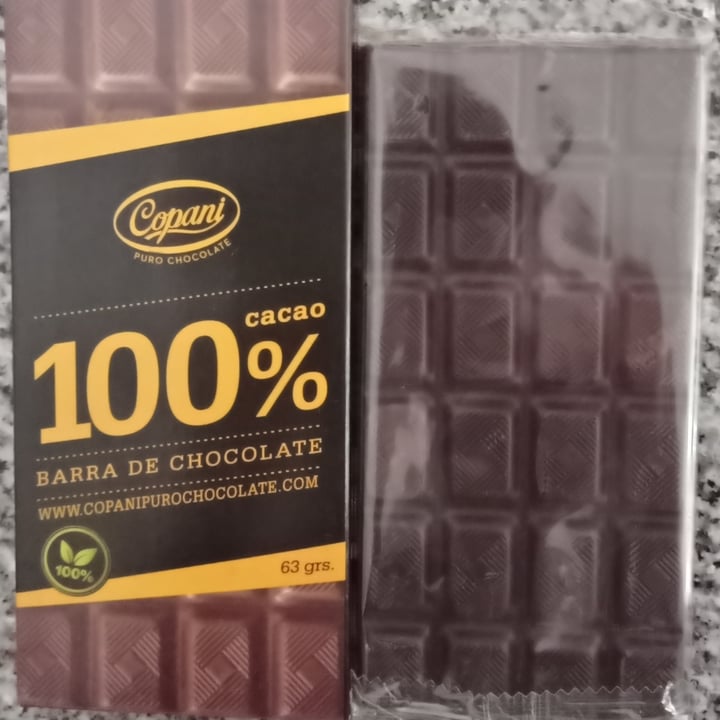 photo of Copani Chocolate 100% cacao shared by @miliforanimals on  19 May 2021 - review