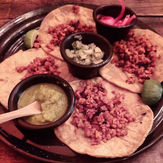Photo of the dish “Tacos Al Pastor De Soya”