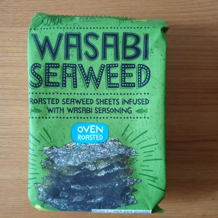 photo of Marks & Spencer Food (M&S) Wasabi Seaweed shared by @liepina on  19 Jul 2021 - review