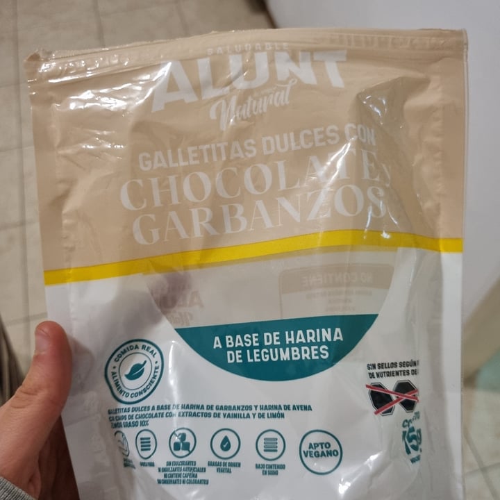 photo of Alunt Natural Galletitas dulces de chocolate y garbanzos shared by @i4berry on  22 Jul 2022 - review