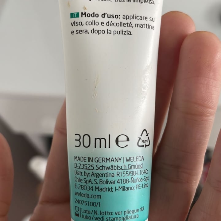 review photo of Weleda Fluido idratante 24 h. Cactus opuntia. shared by @marujis on 02 Dec 2022 - review