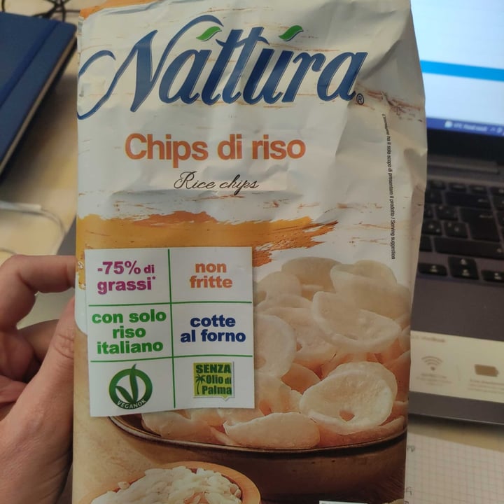 photo of Nattura Chips di riso shared by @lisaveg81 on  20 Apr 2022 - review