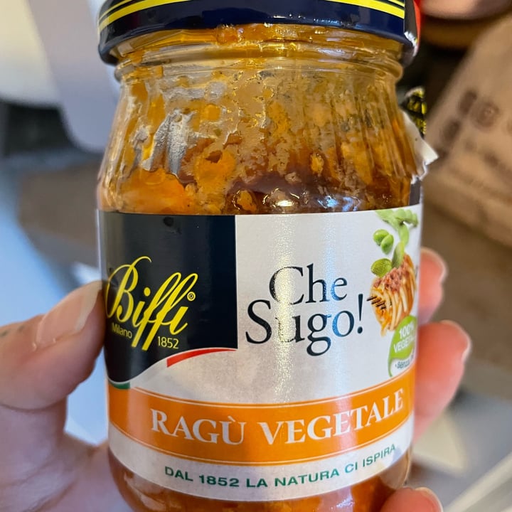 photo of Biffi Che Sugo! Ragù Vegetale (in vetro) shared by @gaiabertonelli on  07 Jan 2022 - review