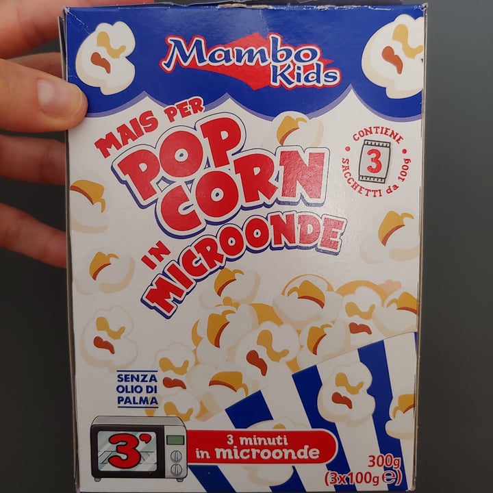 photo of Mambo kids Pop corn In Microonde shared by @tiziana24 on  16 Apr 2022 - review