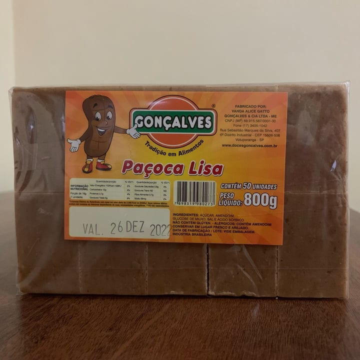 review photo of gonçalves Paçoca lisa shared by @camilacavallaro on 16 Oct 2022 - review