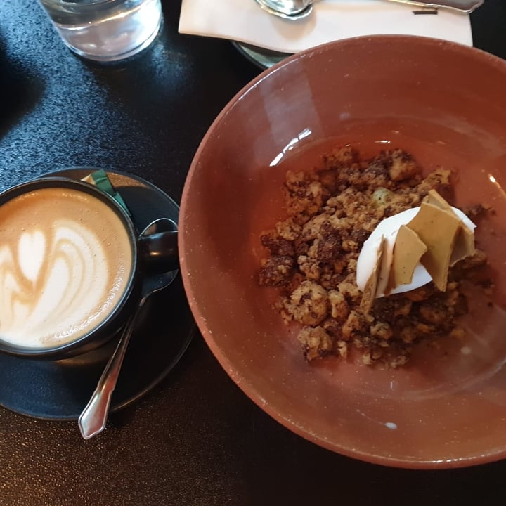 photo of Brik cafe Gooseberry Crumble shared by @plantbasedsunday on  06 Nov 2020 - review