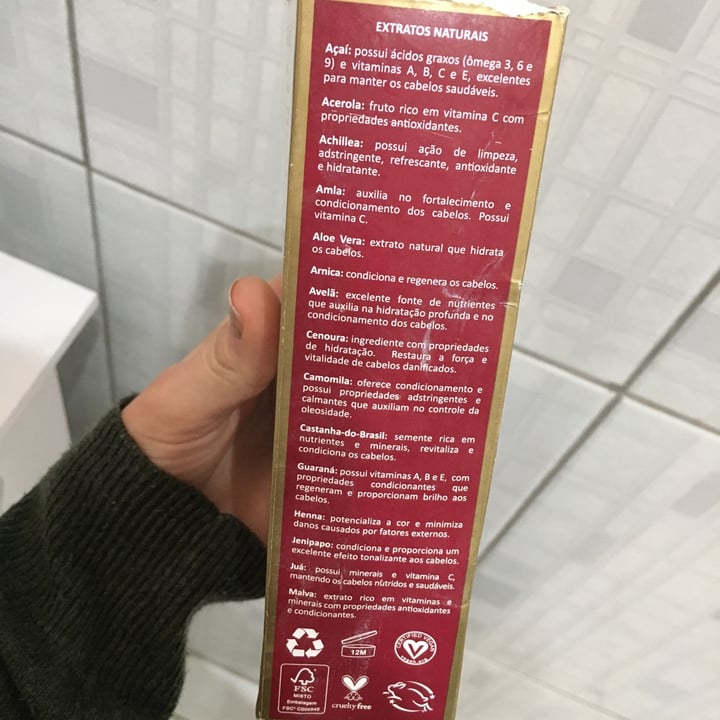 review photo of Creme Coloração Henna Surya Henna creme shared by @imichelessilva on 25 Jul 2021 - review