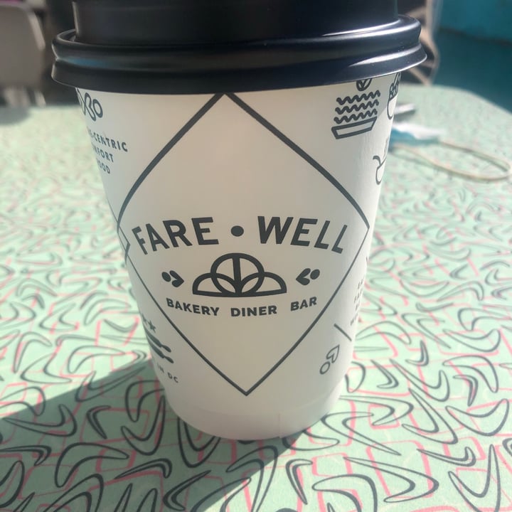 photo of Sticky Fingers Diner Hot coffee with oat milk shared by @bshavatt10 on  24 Oct 2020 - review