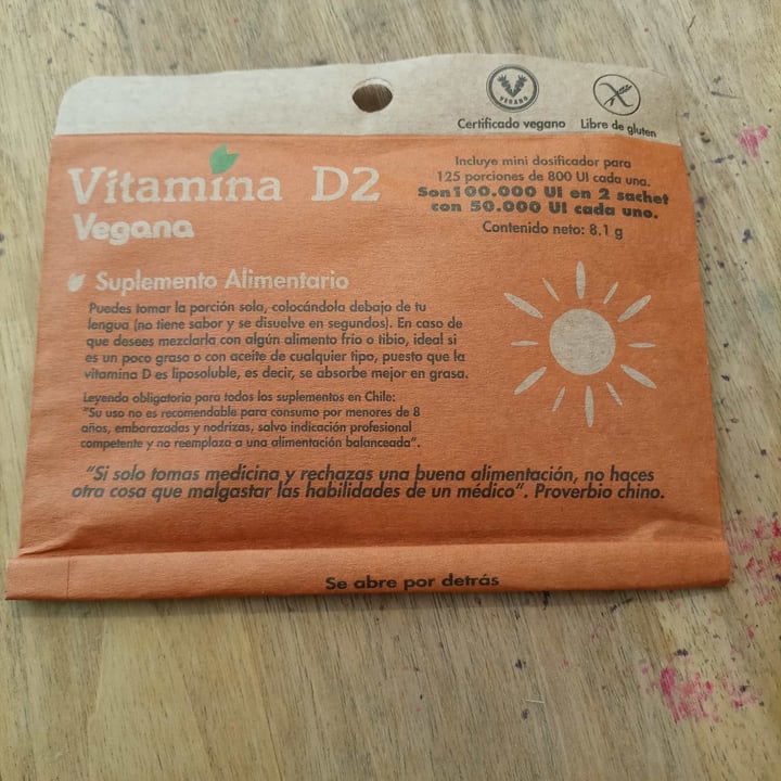 photo of Dulzura natural Vitamina D2 shared by @clauschc on  07 Oct 2021 - review