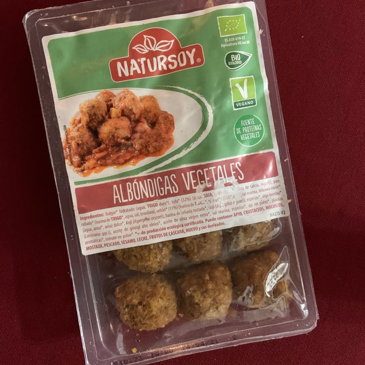 photo of Natursoy Albóndigas Vegetales shared by @belenroca on  07 Mar 2021 - review