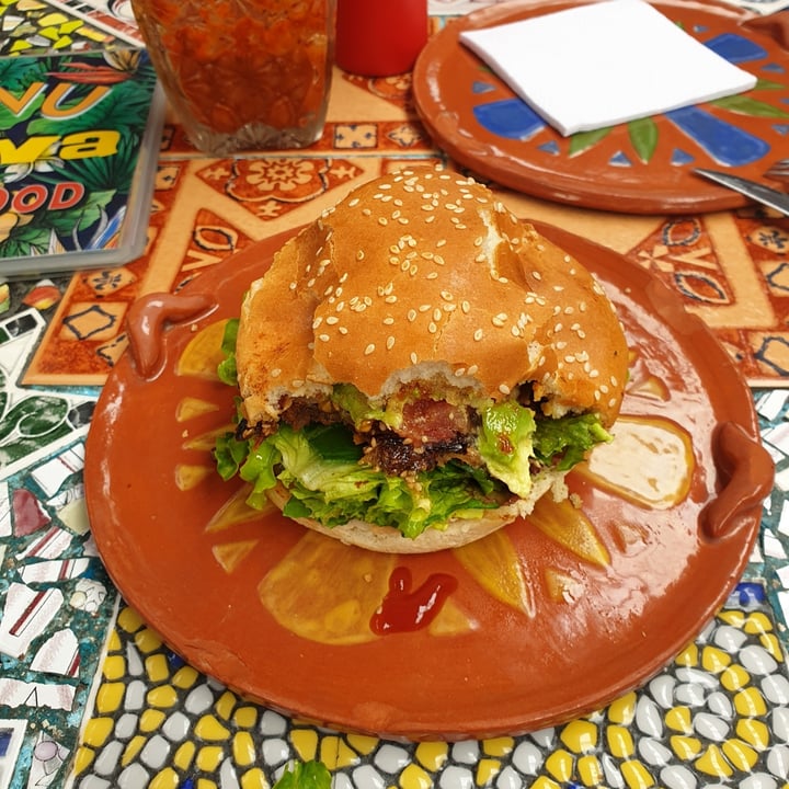 photo of Sativa Studio Cafe Vegan Burger shared by @mayainle on  29 Aug 2021 - review
