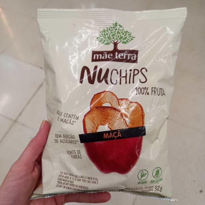 photo of Mãe Terra Nuchips 100% Fruta maçã shared by @talitaolivieri on  14 May 2022 - review