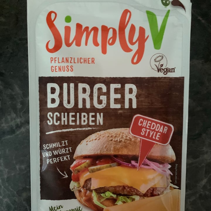 photo of Simply V Burger Scheiben Cheddar Style shared by @balipaws on  04 Jul 2021 - review