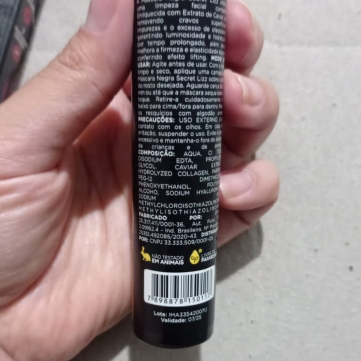 review photo of Máscara facial Mascara Negra shared by @tacianapereira on 28 Sep 2022 - review