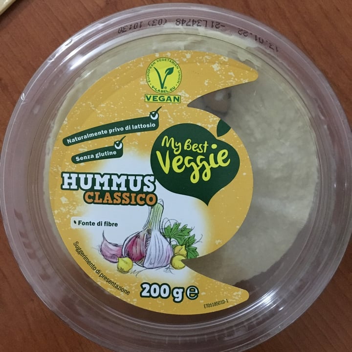 photo of My Best Veggie Hummus classico shared by @vallentina0 on  09 Jan 2022 - review