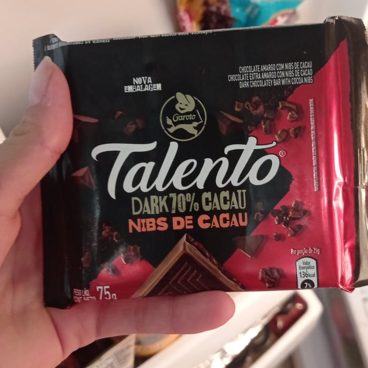 photo of Garoto Chocolate talento shared by @anameneghini on  26 Jun 2021 - review
