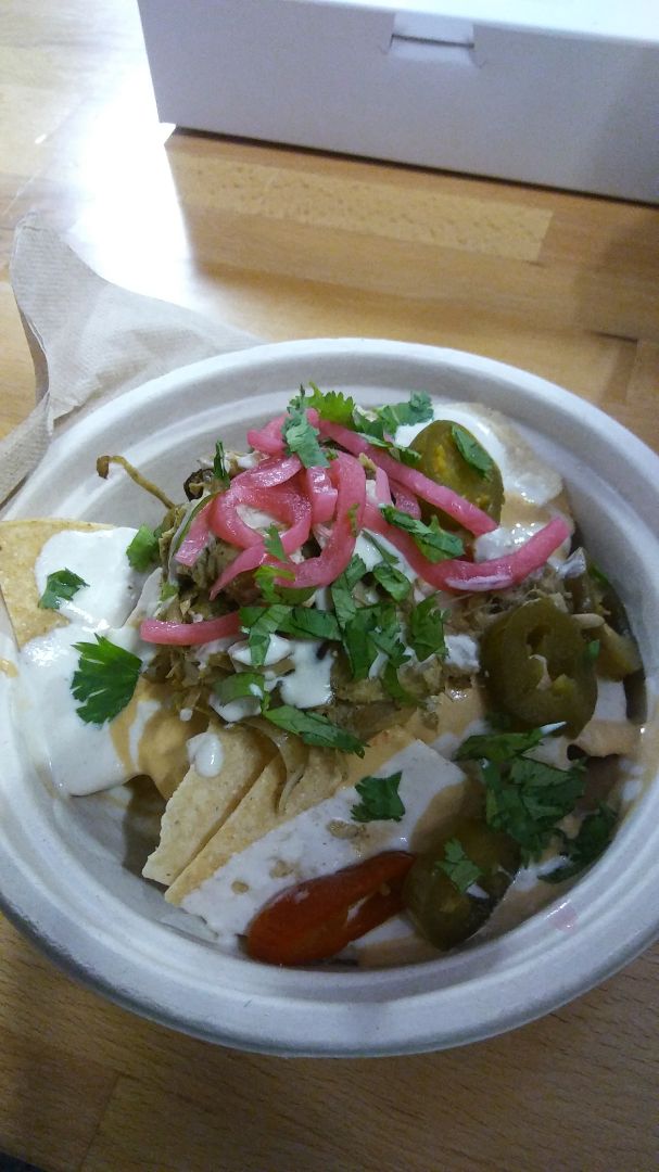 photo of Reverie Mobile Kitchen (Food Truck) Nachos!! shared by @billionvegans on  26 Jul 2018 - review