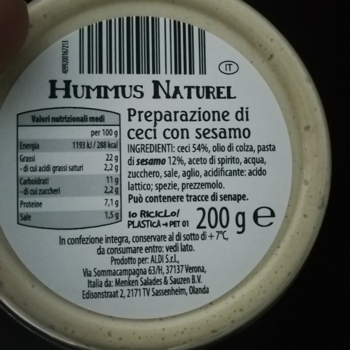 review photo of Hummus Hummus naturel shared by @annamasu on 20 Apr 2022 - review
