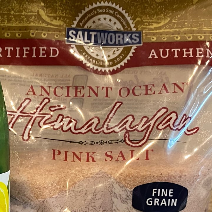 photo of salt works Ancient Ocean Himalayan Pink Salt shared by @4dogsndonkeys on  21 May 2022 - review