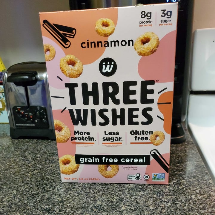 photo of Three Wishes Cinnamon cereal shared by @lucyfoxx on  15 Oct 2022 - review