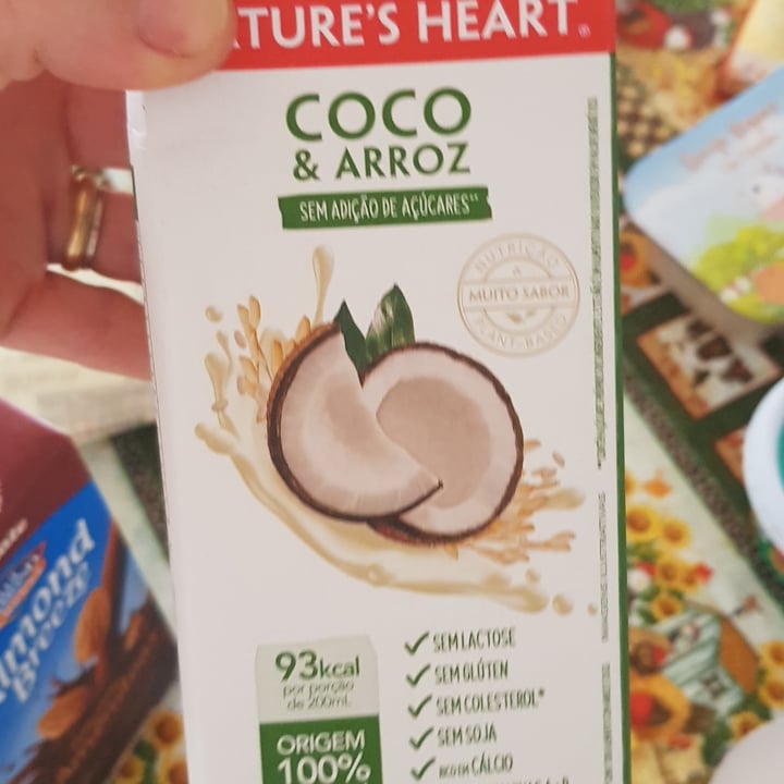 photo of Nature's Heart Bebida coco e arroz shared by @carlafernandes on  04 Nov 2021 - review
