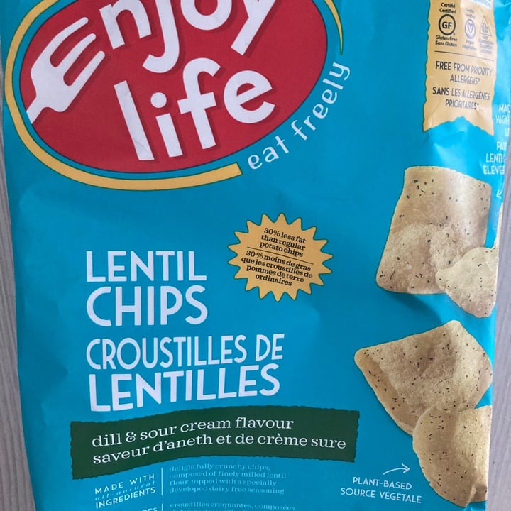 photo of Enjoy Life Lentil Chips Dill & Sour Cream shared by @dashdash on  30 Jun 2021 - review