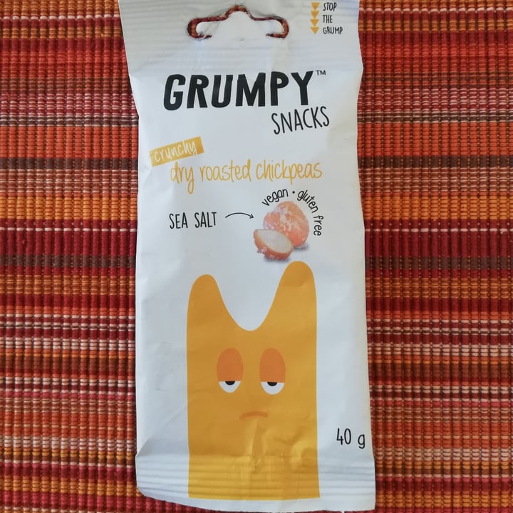 photo of Grumpy Snacks Dry Roasted Chickpea - Sea Salt shared by @mrsvegan3a on  04 Dec 2020 - review