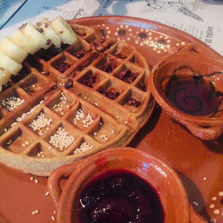 photo of La Casa de Las Mayoras Waffle Keto shared by @yoatzin on  12 Nov 2020 - review