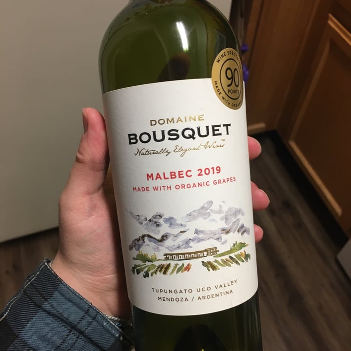 photo of Domaine bousquet Malbec 2019 shared by @lisseatsplants on  28 Apr 2021 - review