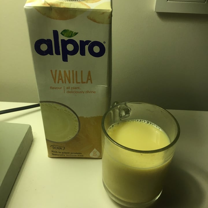 photo of Alpro Vanilla Soy Milk shared by @gillhibbitt on  01 Jan 2021 - review