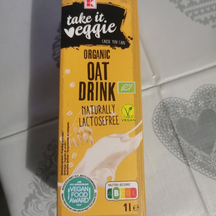 photo of Kaufland Take it Veggie Bio Hafer Drink shared by @albertodz on  07 Oct 2021 - review