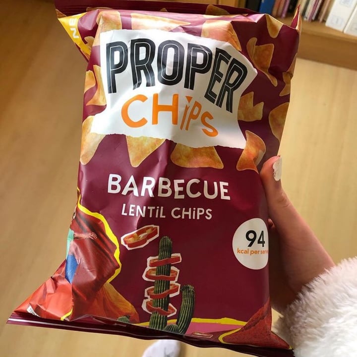photo of Proper Chips Barbecue Lentil Chips shared by @cheapsoybean on  12 Dec 2020 - review