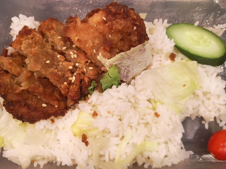 photo of Vegetarian Villas Lemon Chicken Chop Rice shared by @raffymabanag on  11 Sep 2019 - review