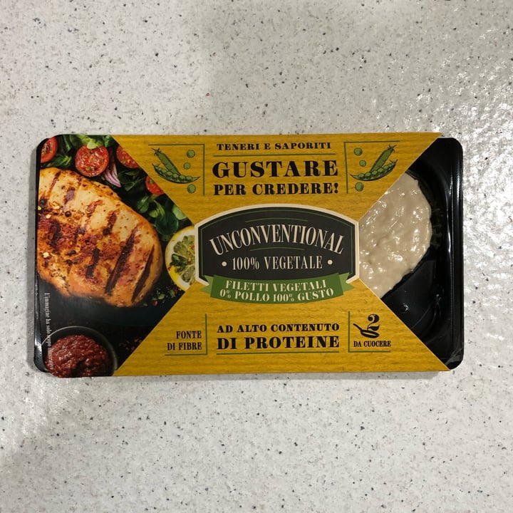 photo of Unconventional Filetti Vegetali 0% Pollo 100% Gusto - Plant Based Fillet shared by @patatalol on  23 Mar 2022 - review