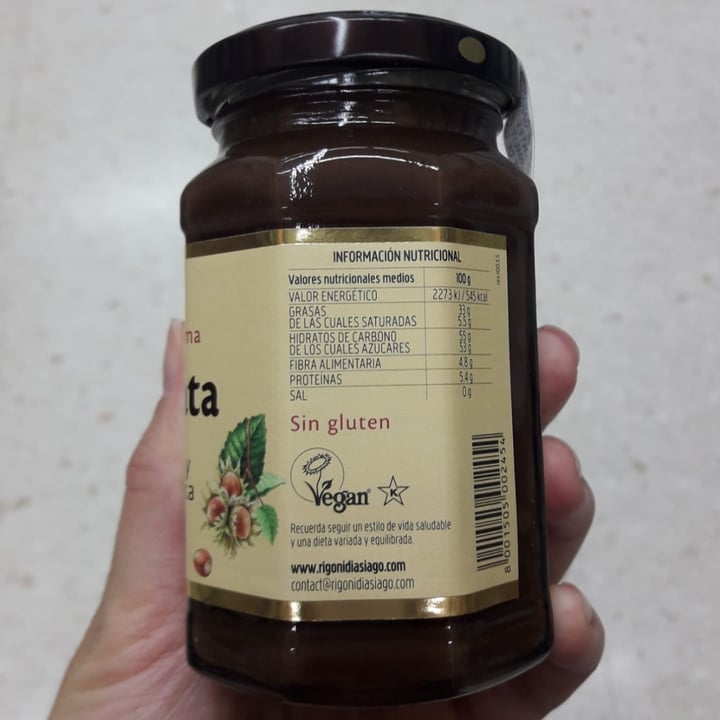 photo of Rigoni di Asiago Crema de cacao y avellanas ecológica shared by @mathiasayala on  03 Nov 2020 - review