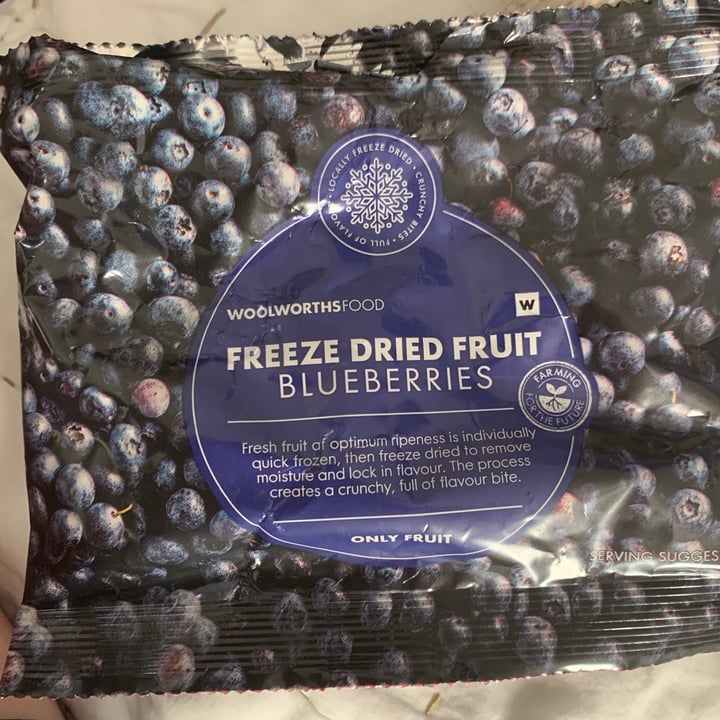 photo of Woolworths Food Freeze dried blueberries shared by @megsiddle on  17 Dec 2020 - review