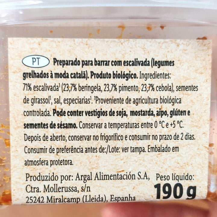 photo of My Best Veggie Crema para untar berenjena, pimiento y cebolla shared by @joanarabit on  21 Jul 2021 - review