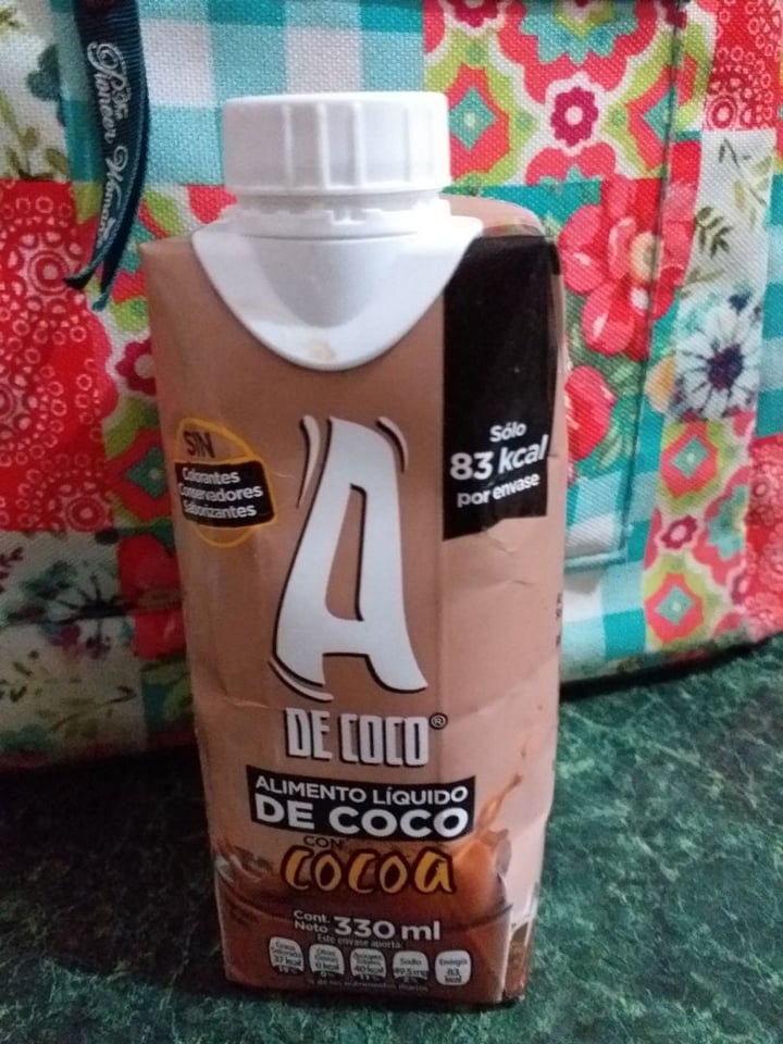 photo of A de Coco Alimento Líquido de Coco con Cocoa shared by @irreverente on  24 Dec 2019 - review