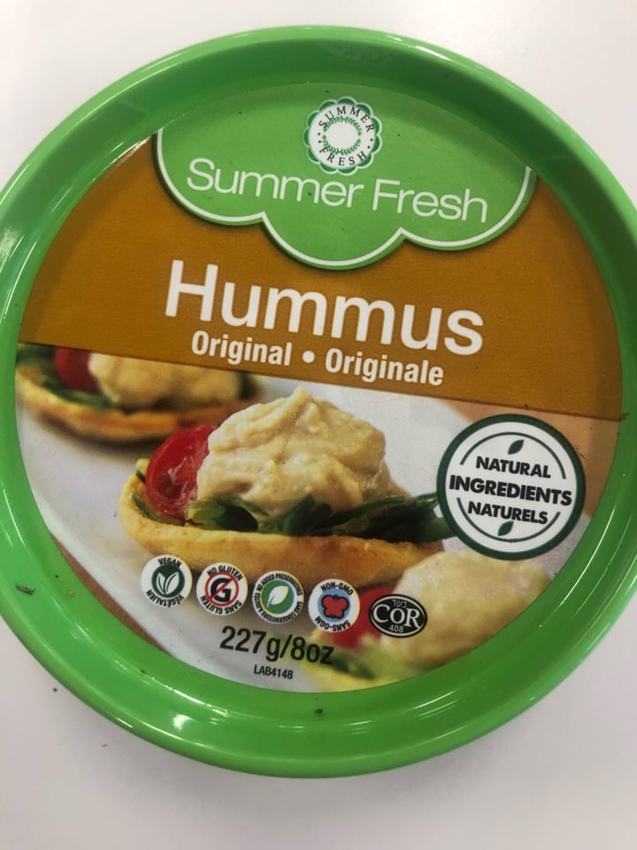 photo of Summer Fresh Original Hummus shared by @ironicallyhamm on  26 Aug 2019 - review