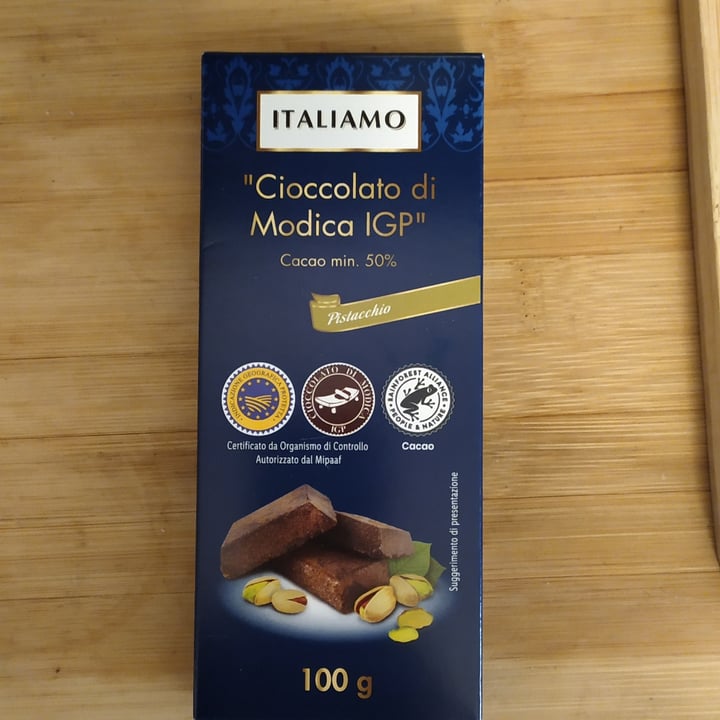photo of Italiamo Cioccolato di Modica IGP al pistacchio shared by @mariaterraroli on  26 Mar 2022 - review