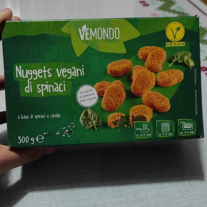 photo of Vemondo  Nuggets vegani di spinaci shared by @edvige83 on  29 Jun 2022 - review