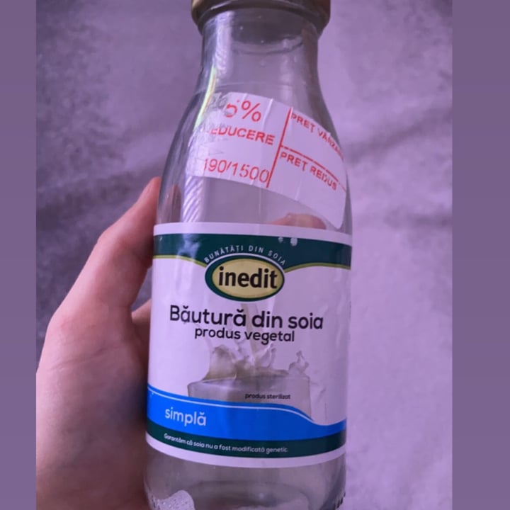 photo of Inedit Soy milk shared by @vegan737363 on  26 Mar 2021 - review