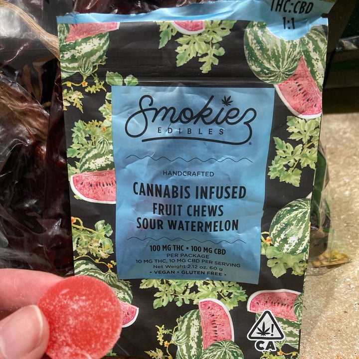 photo of Smokiez Edibles Cannabis-Infused Watermelon Fruit Chews shared by @howaboutyes on  30 Apr 2022 - review