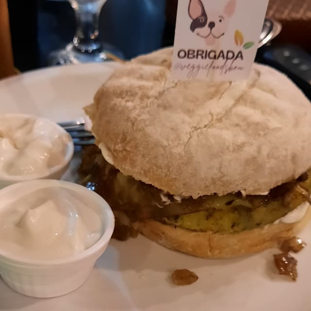 Photo of the dish “Veggie burguer de lentilha”