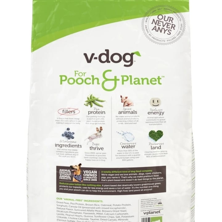 photo of v-dog v-dog kind kibble 20 LB bag shared by @amazinganne on  23 Aug 2020 - review