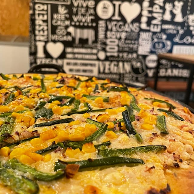 「Pizza Poblano」の料理の写真