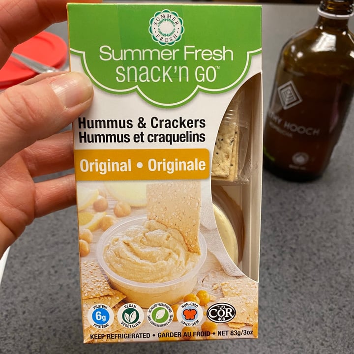 photo of Summer Fresh snack n go original hummus and crackers shared by @becs10 on  08 Dec 2020 - review
